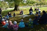 Kennenlernen des Lebenszyklus des Taubenschwänzchens | © LBV-Umweltstation Altmühlsee